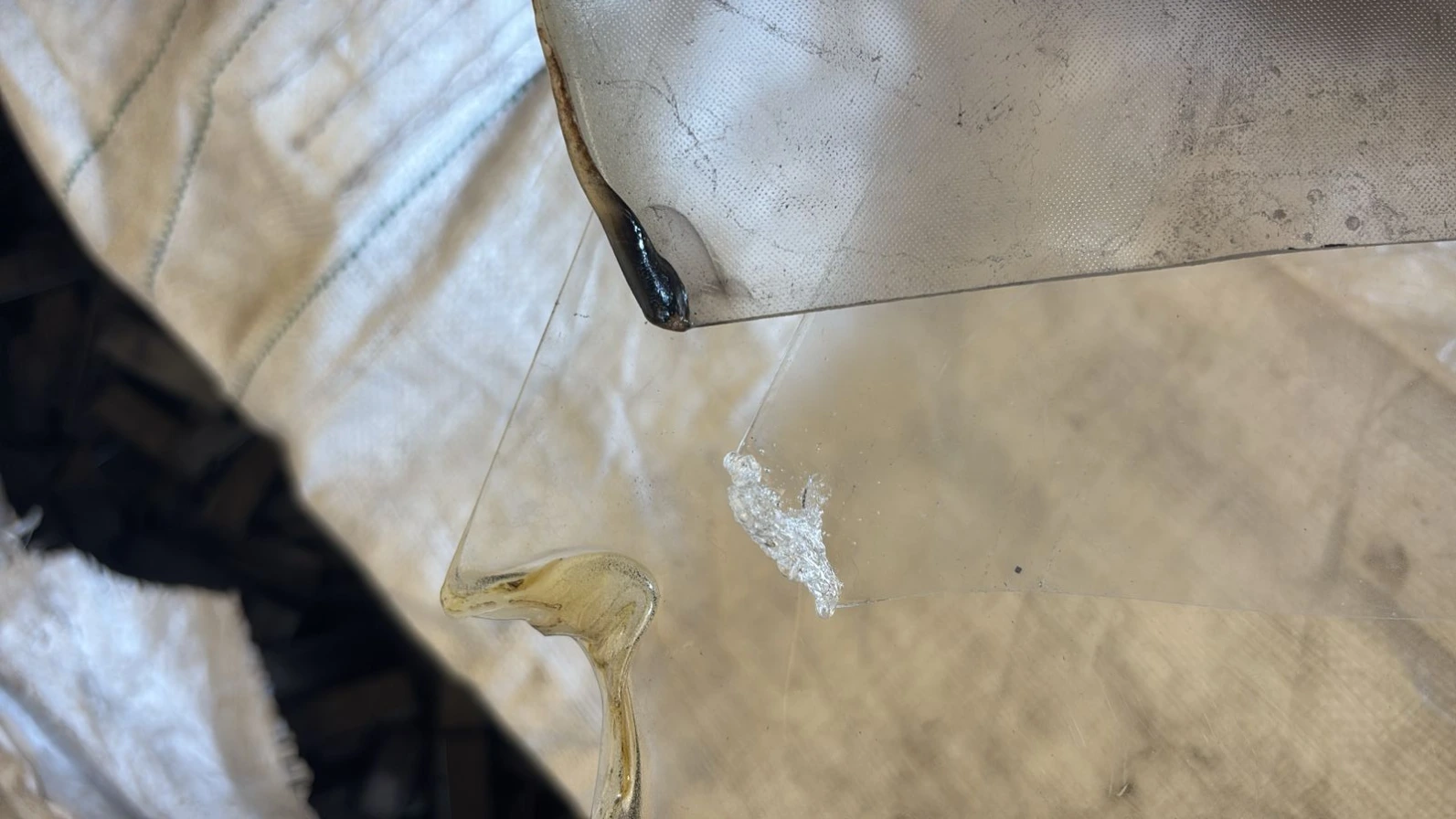 Tres materiales, PETG, PS y PMMA Tres materiales, PETG, PS y PMMA